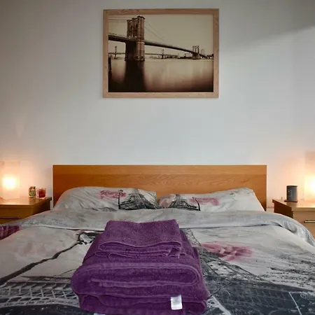 Lägenhet Bright 2 Bedrooms Near The 3 Arena